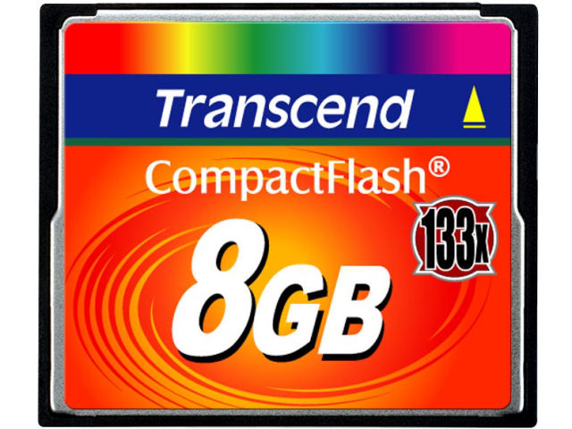 Transcend Compact Flash Muistikortti 8GB (133x)